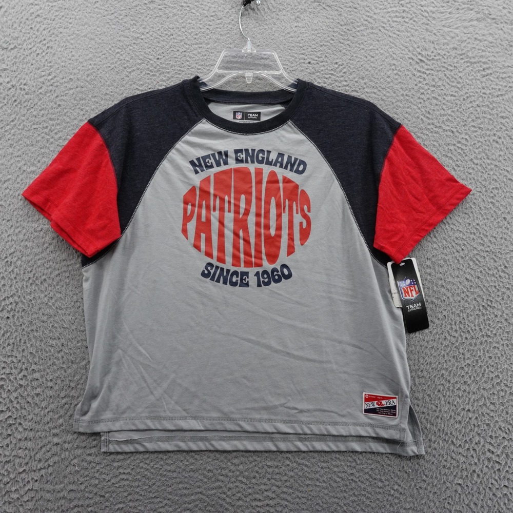 New England Patriots T Shirt NFL‎ Team Apparel Since 1960 Red Gray Blue Mens M